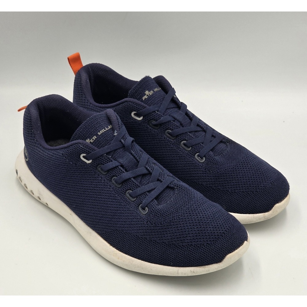 Peter Millar Hyperlight Glide Sneaker Shoes Navy Blue Men's Size 9 MS22EF06